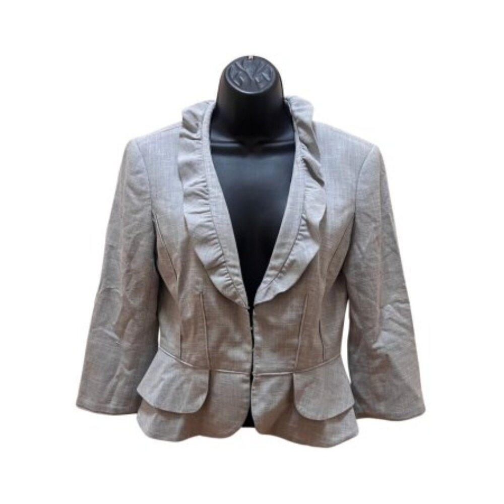 White House Black Market Gray Blazer